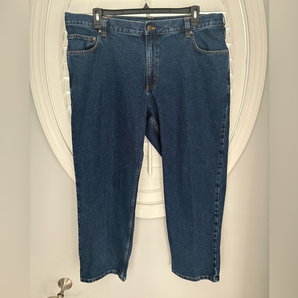 Carhartt Blue Denim Relaxed Fit Jeans Mens 42 x 30